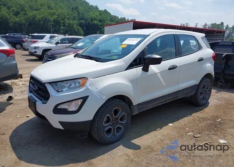 2018 Ford Ecosport S from USA, damaged, VIN MAJ6P1SL5JC192699